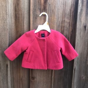 Gap Infant Girl Pink Peacoat